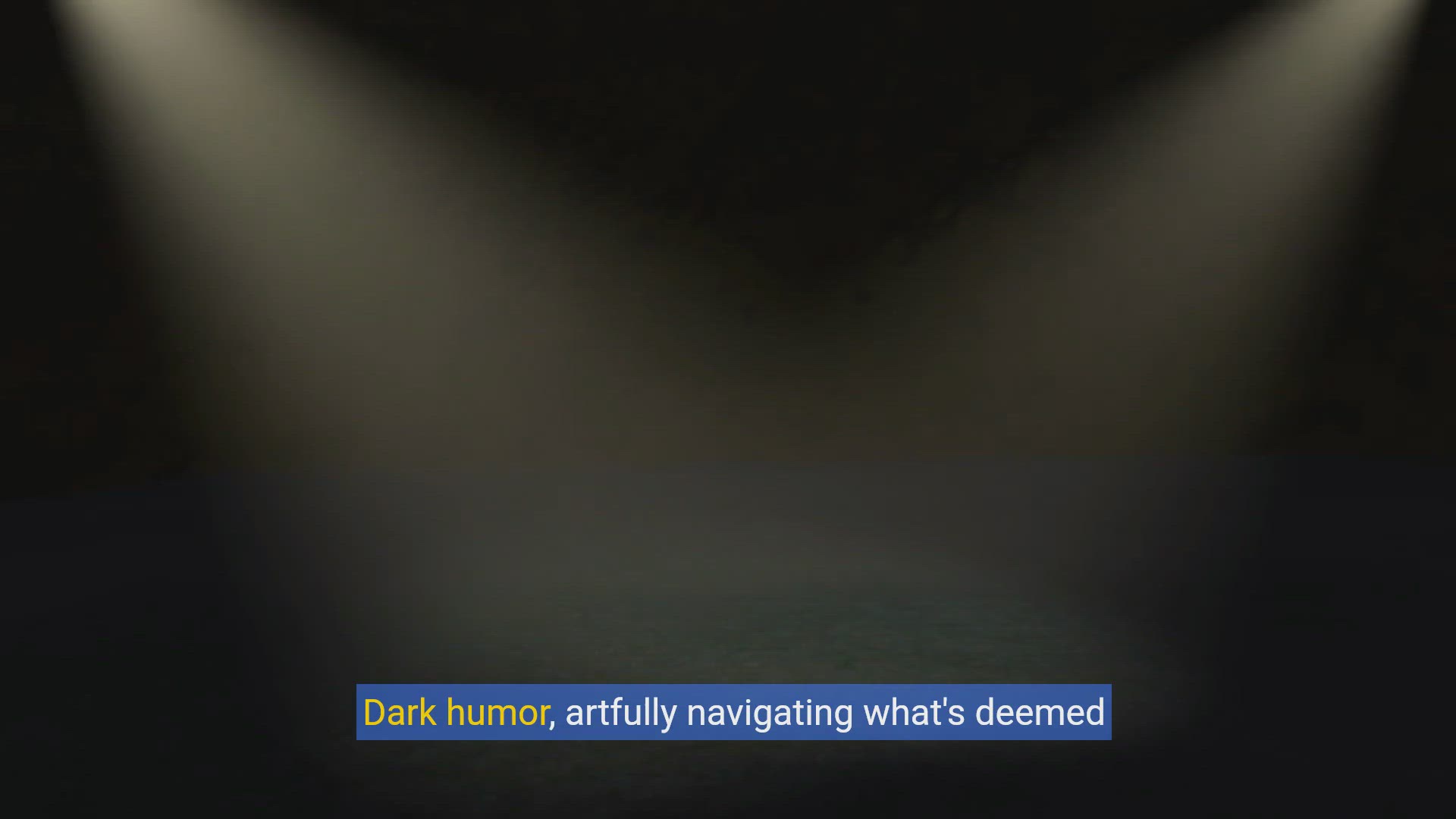 'Video thumbnail for Laughing on the Edge: Dark Humor's Dance with Taboo'