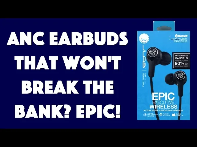 Video thumbnail for The Surprising JLab Audio EPIC Executive ANC Earbuds Reviewed!