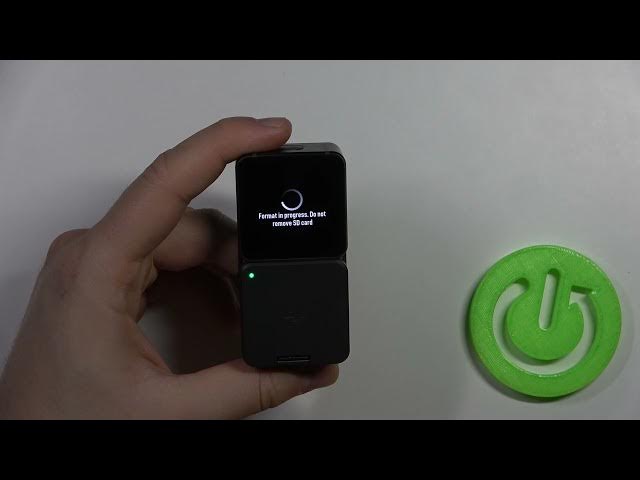 Video thumbnail for How to Format SD Card in DJI Action 2 - Reset the data on the memory card