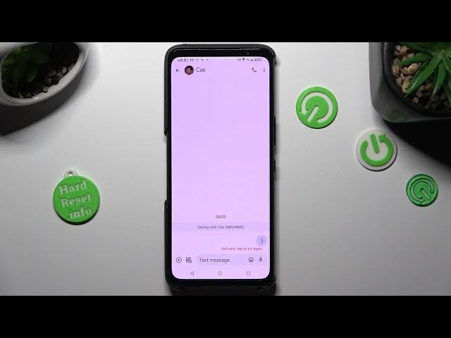 Video thumbnail for How To Add Pictures To Messages In Asus ROG Phone 6D | Send Photos In SMS