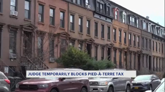 Video thumbnail for NYC judge temporarily blocks Mayor Mandani's pied-à-terre tax