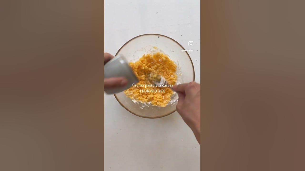 Video thumbnail for Crema pastelera receta Horno MX #shorts #receta