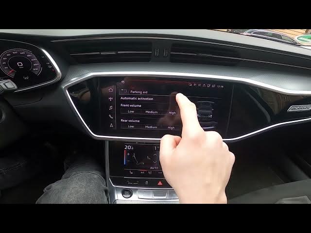 Video thumbnail for How to Manage Parking Aid in Audi A6 C8 ( 2018 - now ) | Manage Parking Assistant