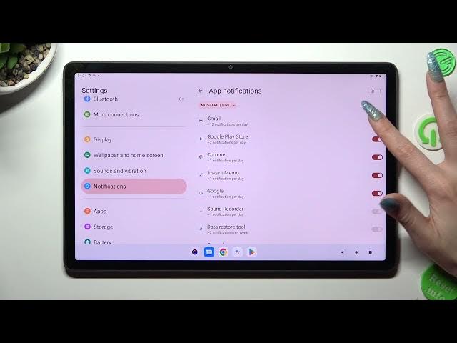 Video thumbnail for How to Block Notifications from any App in Lenovo Tab P11 Gen 2 - Turn Off App Notifications
