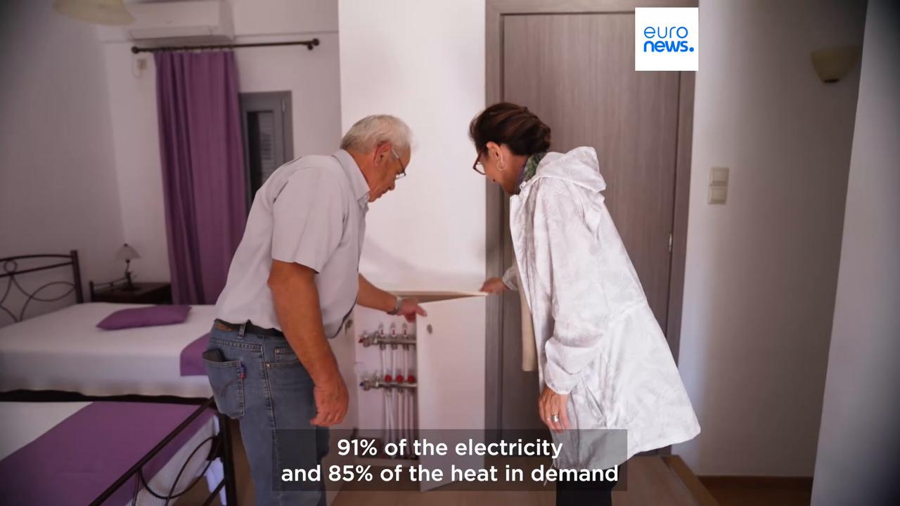Video thumbnail for On Agios Efstratios, each kilowatt-hour of electricity is cheaper thanks to renewable energy