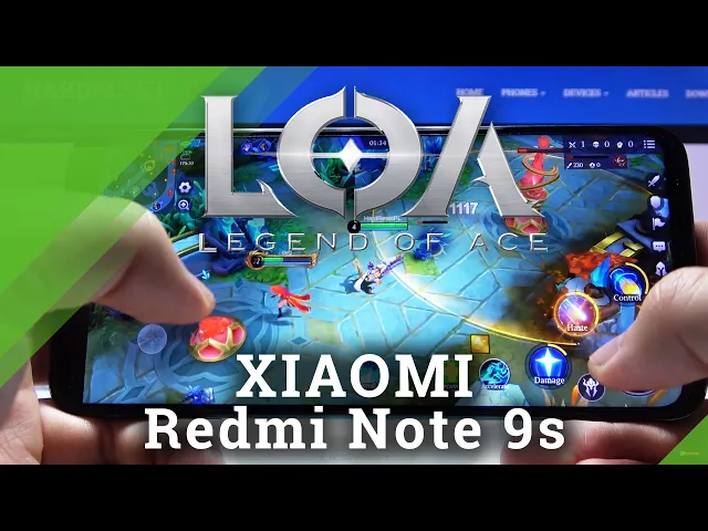 Video thumbnail for Check Gaming Quality of Xiaomi Redmi Note 9s - Legend of Ace Gameplay