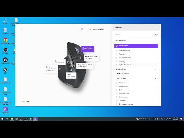 Video thumbnail for How To Manage Middle Button Functions On Logitech Mx Master 3S