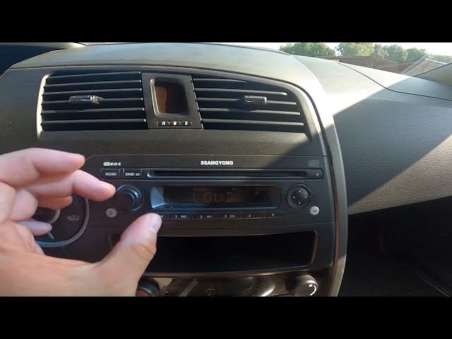 Video thumbnail for How to Turn Loudness Function On or Off in SsangYong Kyron ( 2005 – 2014