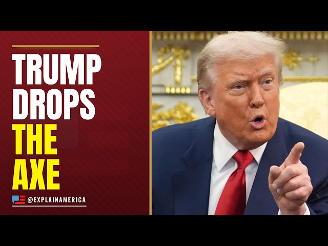 Video thumbnail for 'YOU'RE OUT!' - Trump Makes Stunning White House Announcement