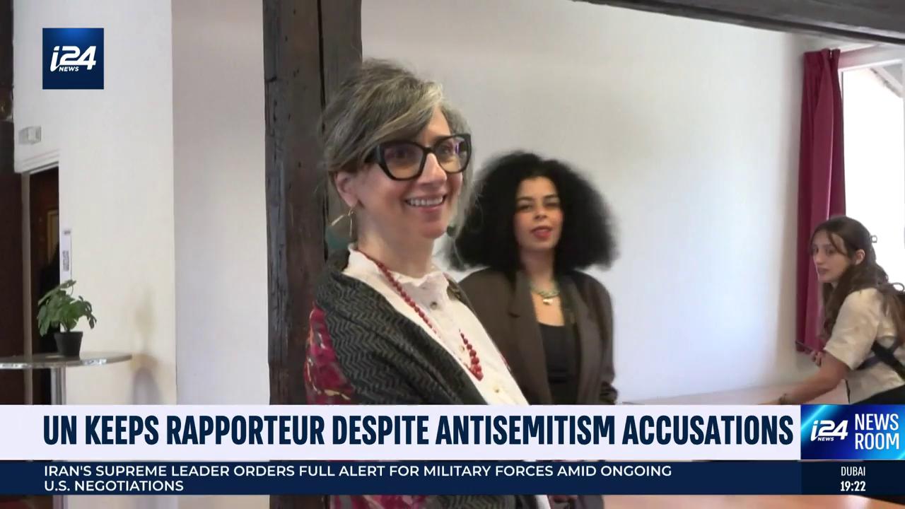 Video thumbnail for UN keeps rapporteur despite antisemitism accusations