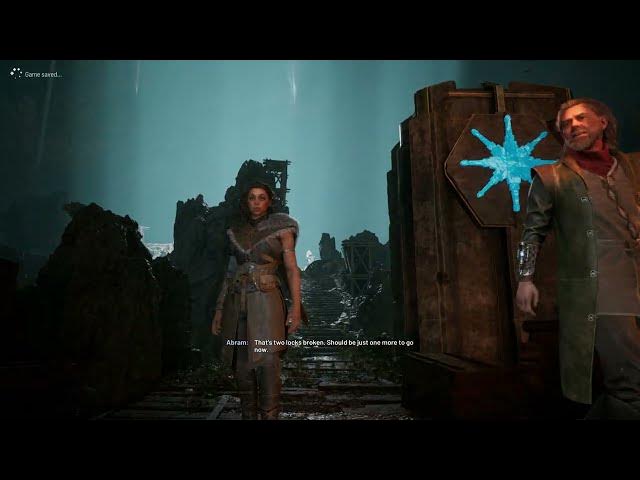 Video thumbnail for Echoes of The End - Chapter 4 Seal: 1 of 2 Locks Water Wheel Tower Puzzle | Aemic Scroll Location