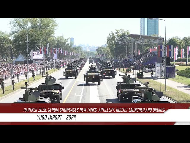 Video thumbnail for Serbia Unveils Powerful New Weapons and Combat Vehicles at Partner 2025 Defense Expo