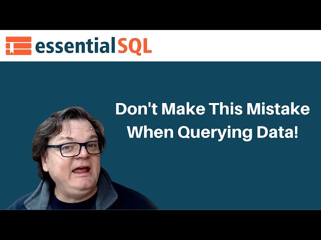 Video thumbnail for Avoid Missing Rows - Don't Make This SQL Mistake | Essential SQL