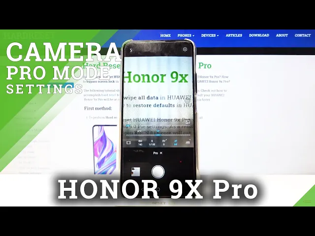 Video thumbnail for Camera Pro Mode in Honor 9x Pro – Use Camera Pro Options