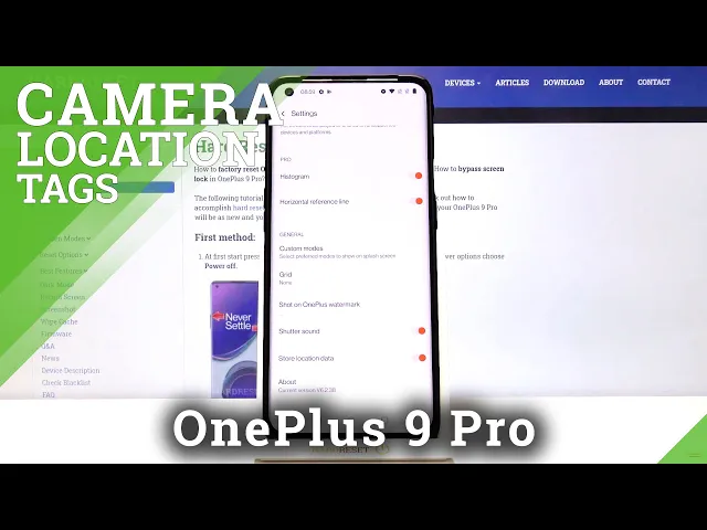 Video thumbnail for How to Activate Camera Location Tags on OnePlus 9 Pro – Camera Geo-tags