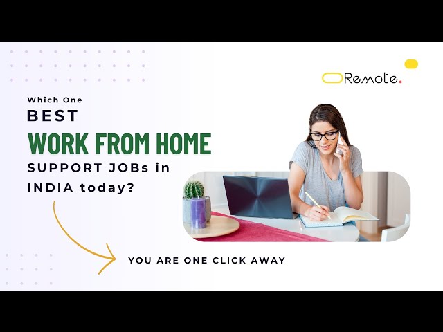 Video thumbnail for Top company's work from home support sobs in India today