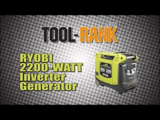 Video thumbnail for Ryobi 2200-Watt Gas Digital Inverter Generator - RYi2200
