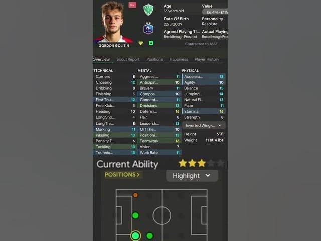Video thumbnail for This 16 Year Old Is a Football Manager Wonderkid!