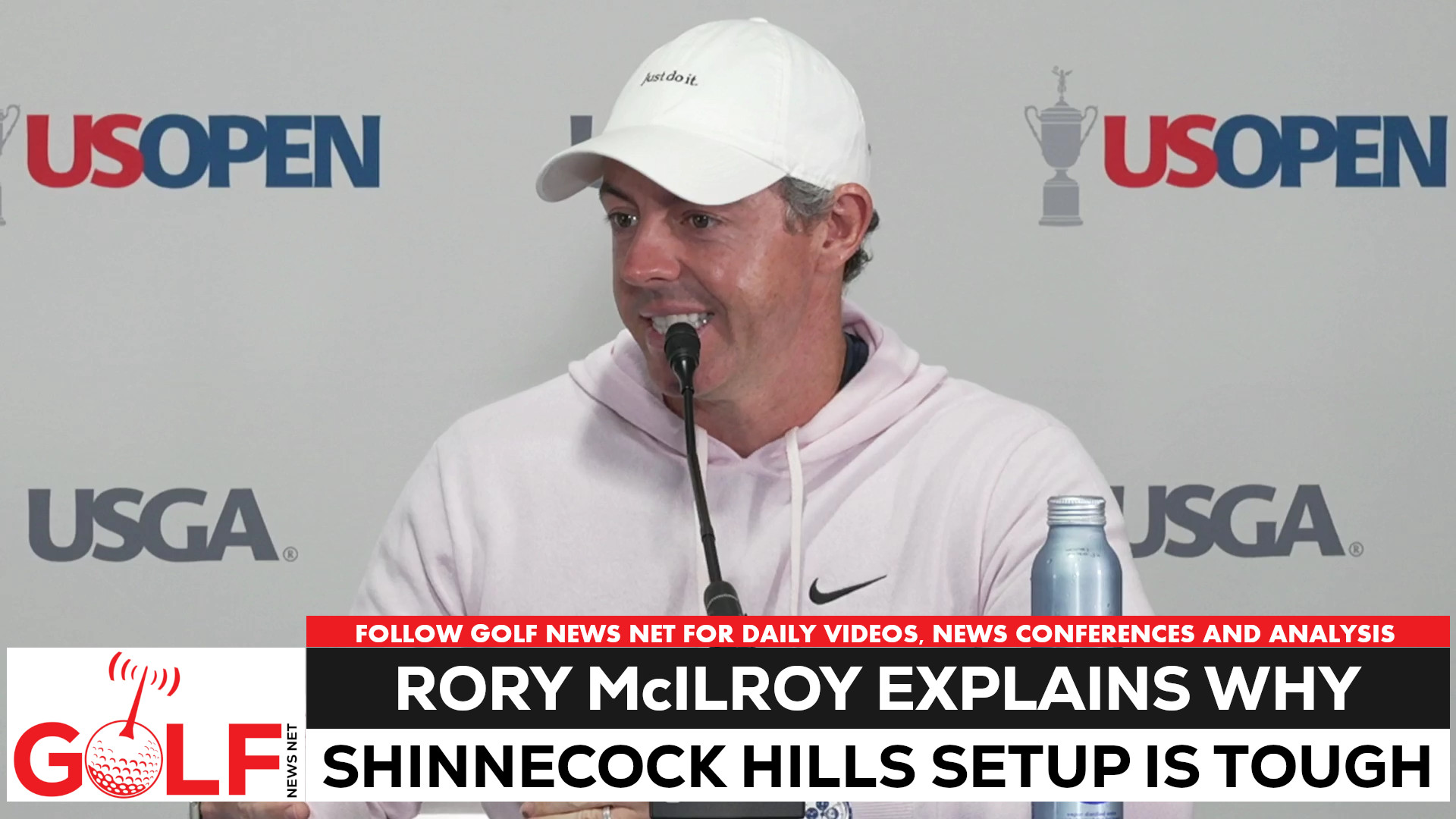 Video thumbnail for Rory McIlroy defines the line between difficult and unfair in golf at US Open