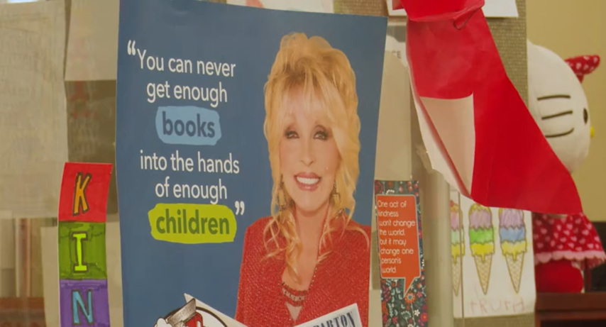 Video thumbnail for Dolly Parton's legacy lives on through free books for Linden children