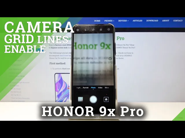 Video thumbnail for How to Use Camera Gridlines in HUAWEI Honor 9x Pro – Turn On Camera Gridlines