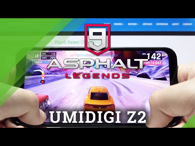 Video thumbnail for How Asphalt 9 works on Umidigi Z2 - Gaming Test