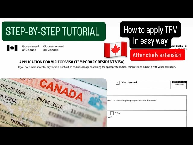 Video thumbnail for HOW TO APPLY TRV INSIDE CANADA🇨🇦| STEP-BY- STEP TUTORIAL | AFTER STUDY PERMIT EXTENSION