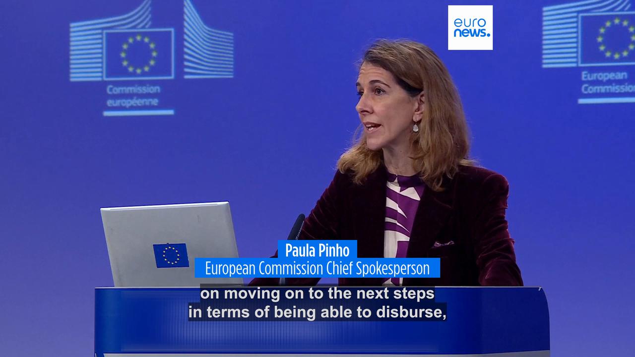 Video thumbnail for EU launches procedure to unblock €90bn Ukraine loan and new Russia sanctions