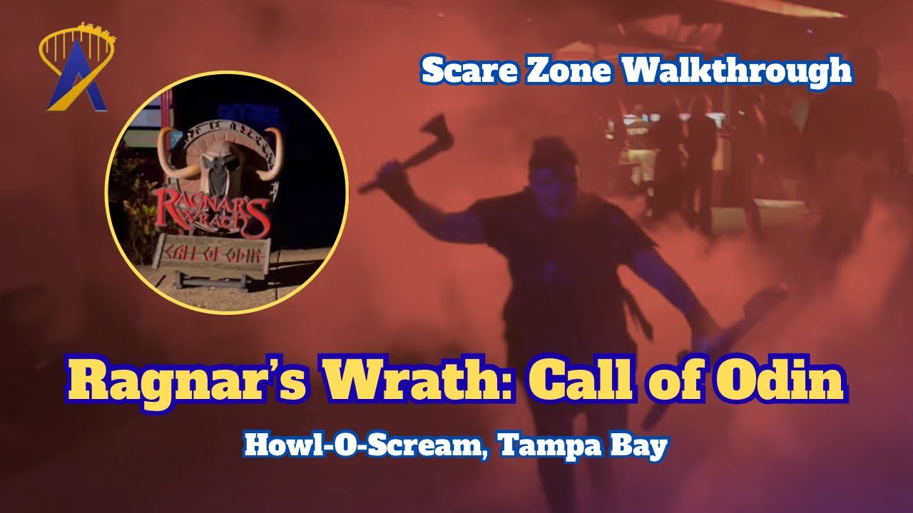 Video thumbnail for Ragnar's Wrath: Call of Odin Scare Zone | Howl-O-Scream Tampa Bay