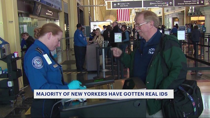 Video thumbnail for Majority of New Yorkers now hold REAL IDs