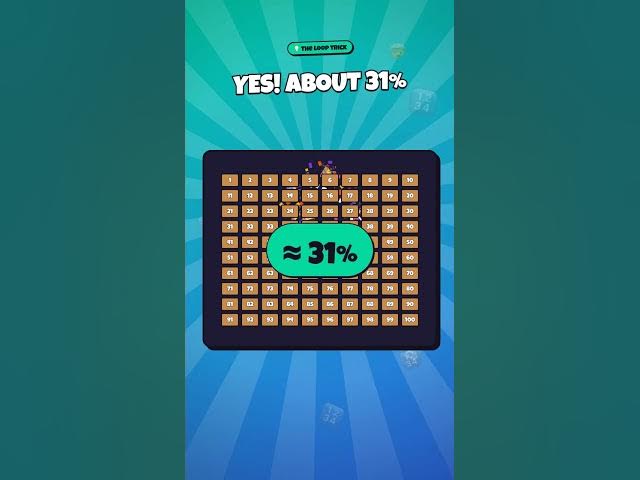 Video thumbnail for 100 Prisoners, 1 Strange Trick: 0% → 31% 🔁🤯 #shorts #brainteaser #puzzle