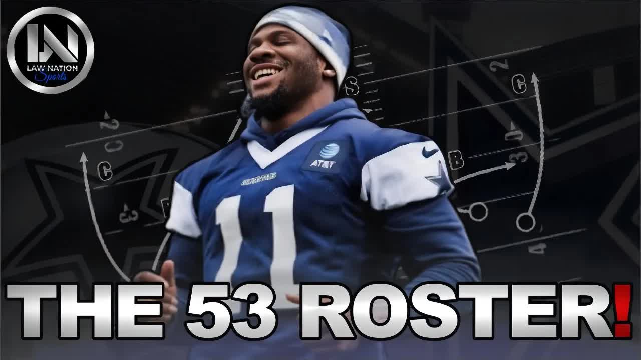 Video thumbnail for law nation sports: dallas cowboys 2025, too early 53-man roster prediction, dak prescott & nfl team analysis