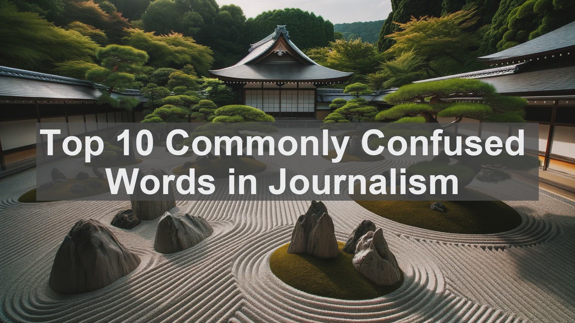 'Video thumbnail for Top 10 Commonly Confused Words in Journalism'