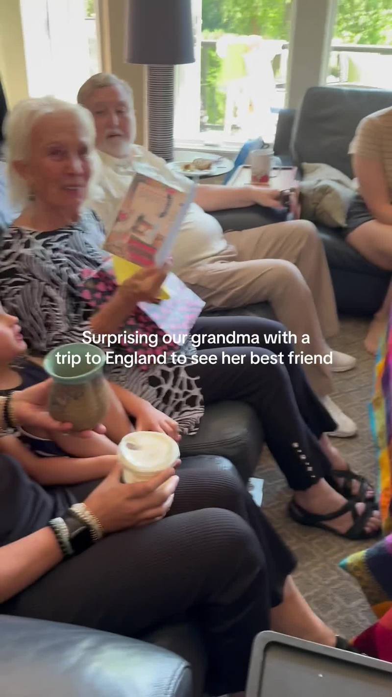 Video thumbnail for Grandma Discovers a Dream Trip to England with Best Friend