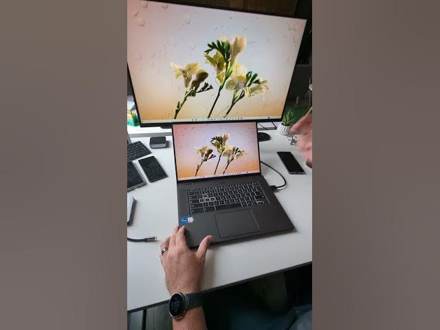 Video thumbnail for Chromebook External Monitor Support! IT JUST WORKS 😲 #shorts