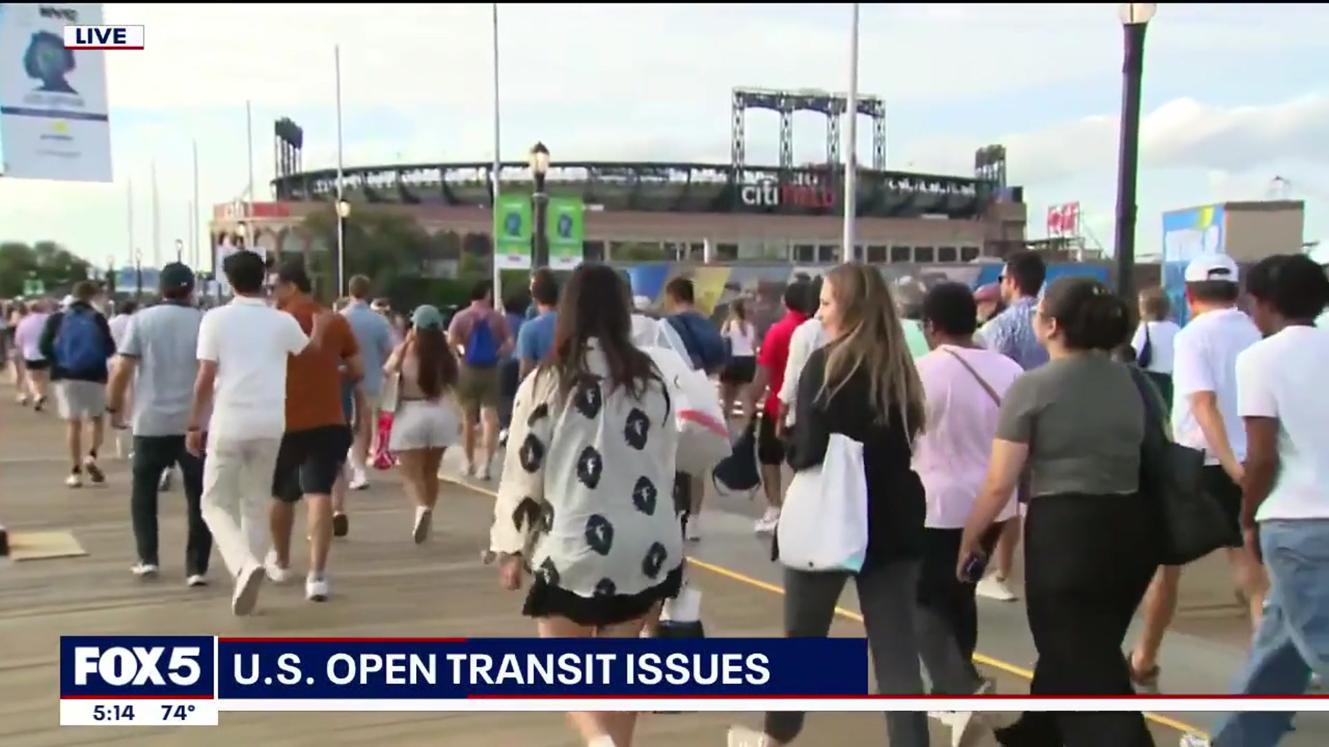 'Video thumbnail for Boardwalk leading to USTA complex in need of repairs, transit issues arise'