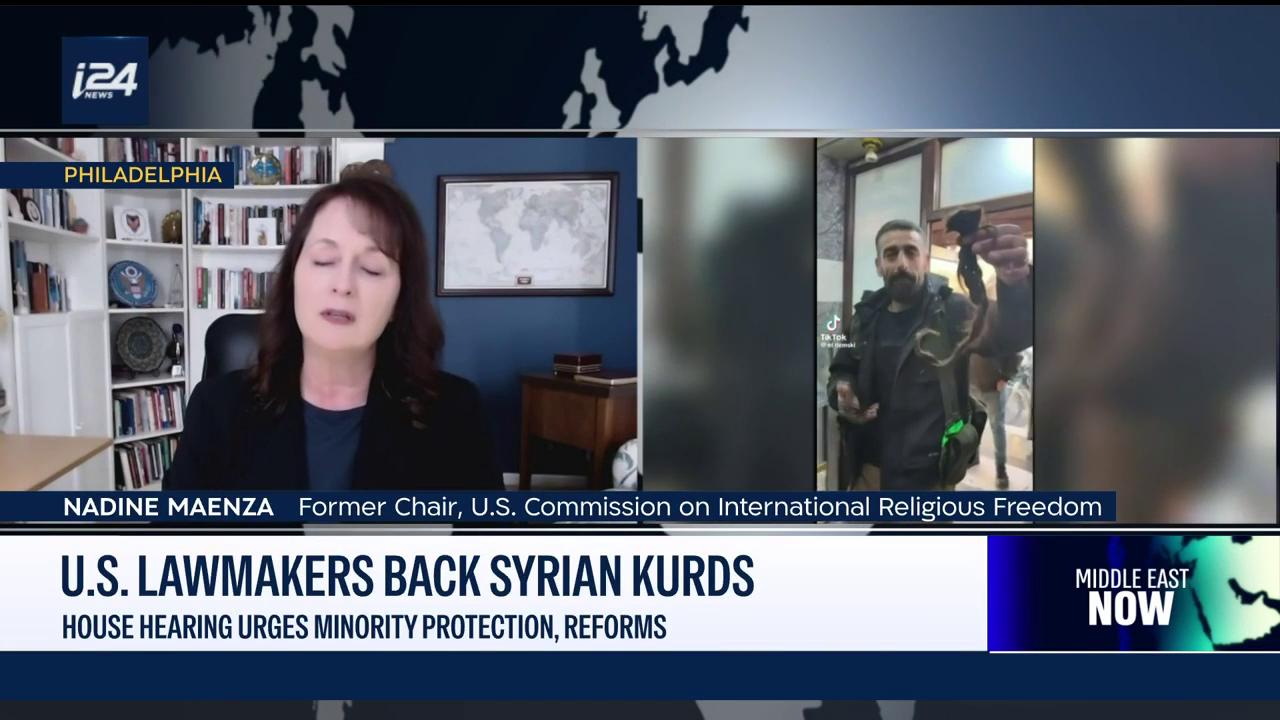 Video thumbnail for US lawmakers back Syrian Kurds as Al-Sharaa's security forces take Northeast Syria by force