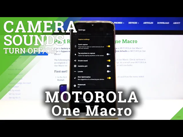 Video thumbnail for How to Mute Camera Sounds in Motorola One Macro – Disable Camera Shutter Sound
