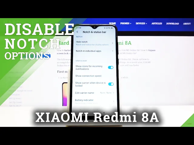 Video thumbnail for How to Check Connections Speed in Xiaomi Redmi 8A - Notch & Status Bar Options