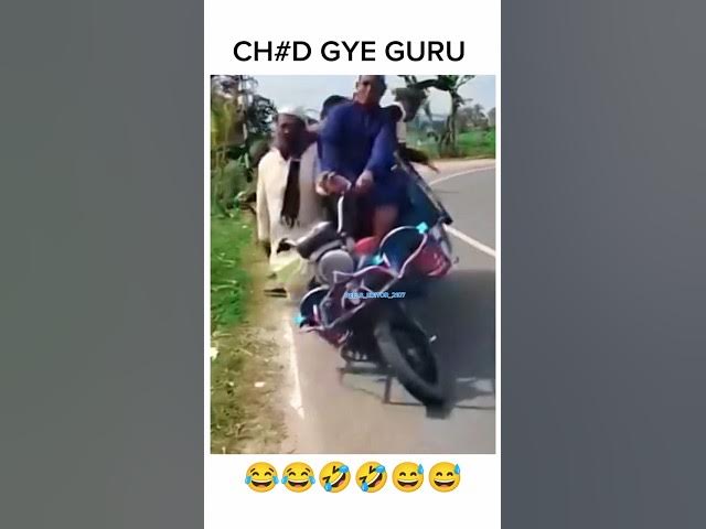 Video thumbnail for kya stunt hai 😂😂 wait for funny #song #new  #funny #trending #comedy #viral #youtubeshorts #reaction