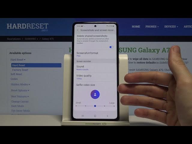 Video thumbnail for How to Change Sound Settings in Screen Recorder SAMSUNG Galaxy A72 - Screen Recorder Settings