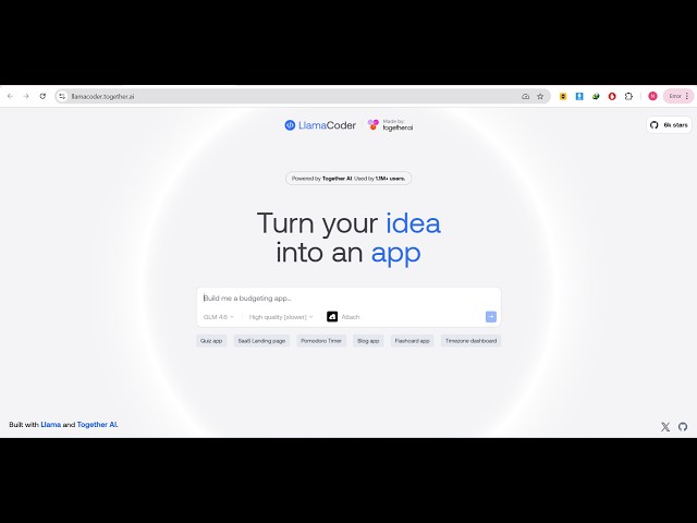 Video thumbnail for Llama Coder & Together AI is INSANE Builds Full Stack Coding Apps From Prompt Destroys Claude,Cursor