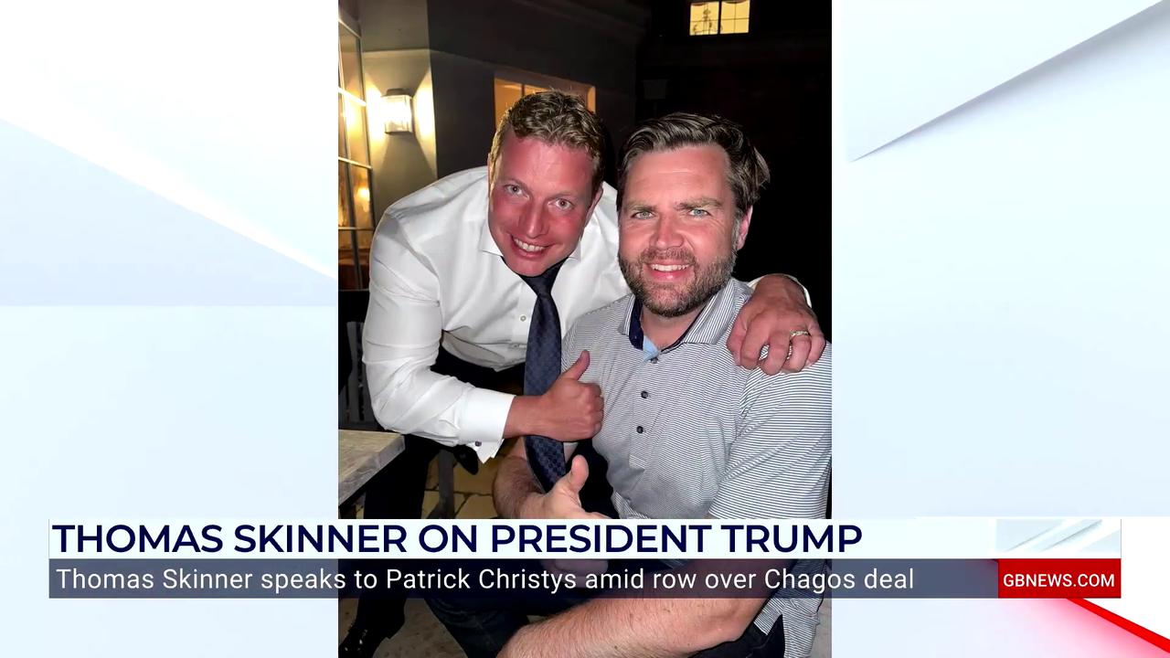 Video thumbnail for WATCH: 'He says what he thinks!' Thomas Skinner shares his thoughts on Donald Trump