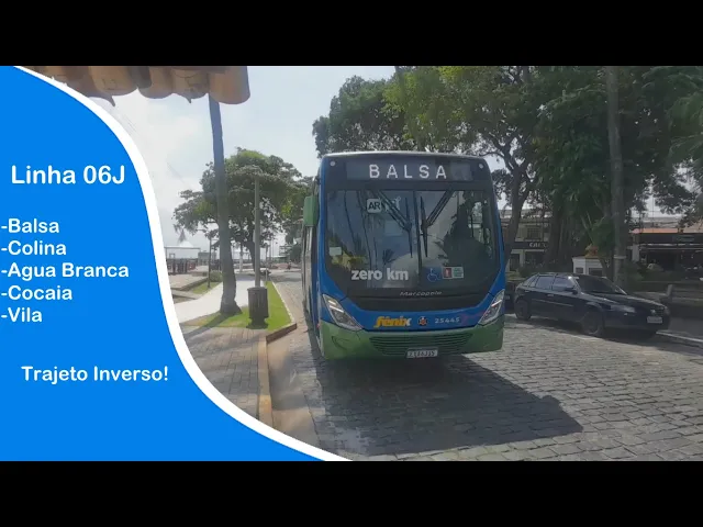 'Video thumbnail for Linha 06J-Balsa/Carijós(Colina)/Agua Branca/Cocaia/Vila (Trajeto Inverso)'