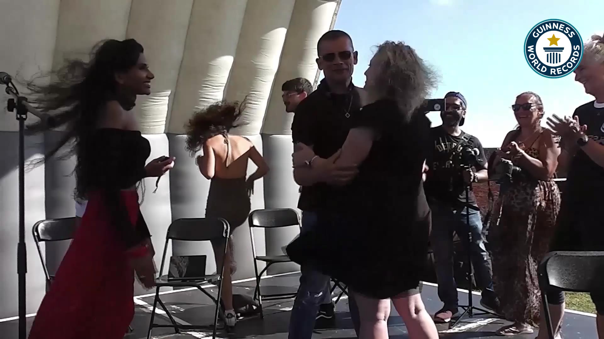 Video thumbnail for Largest habanero pepper kiss  35 minutes and 24.26 seconds by Annee Boyer and Carmelo Francavilla