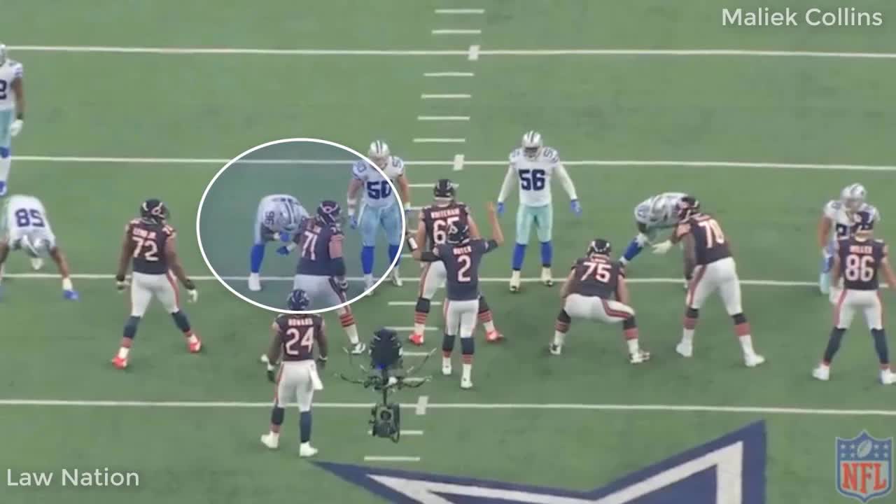 Video thumbnail for law nation sports: maliek collins film breakdown: dallas cowboys defensive line analysis