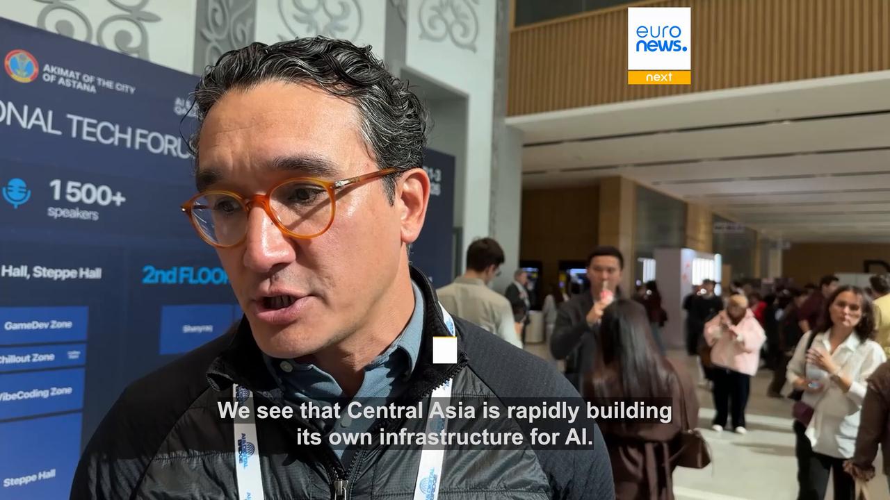 Video thumbnail for Kazakhstan seeks to build an AI-powered economy and manufacturing sector