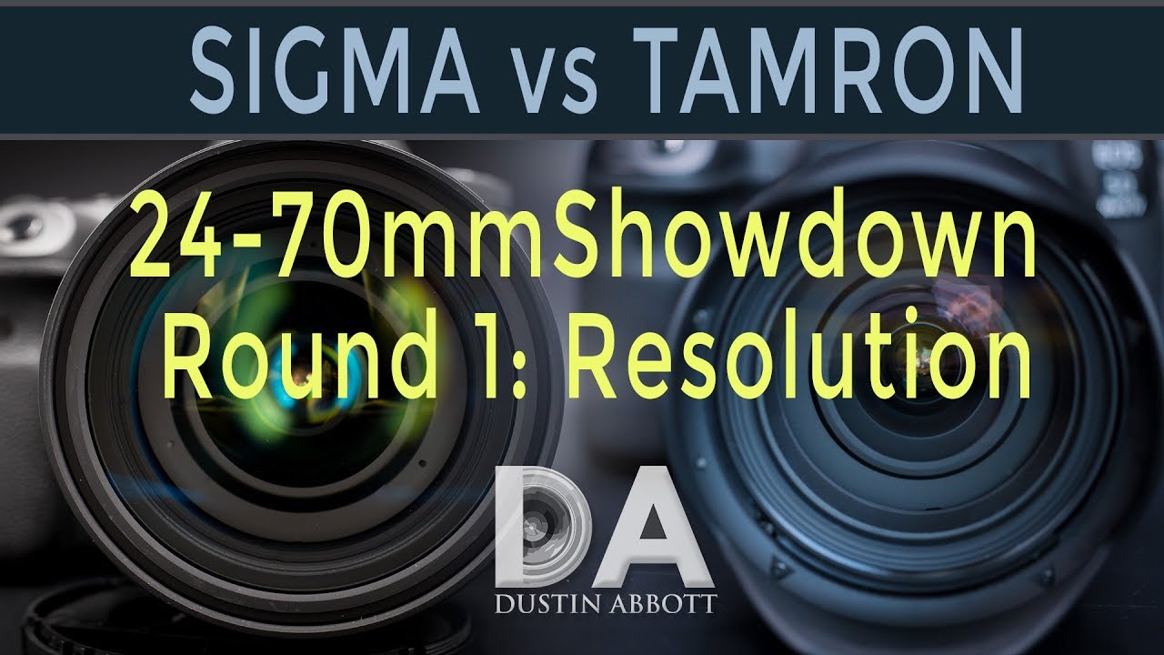Video thumbnail for Tamron G2 vs Sigma ART: 24-70mm Shootout Round 1: Resolution