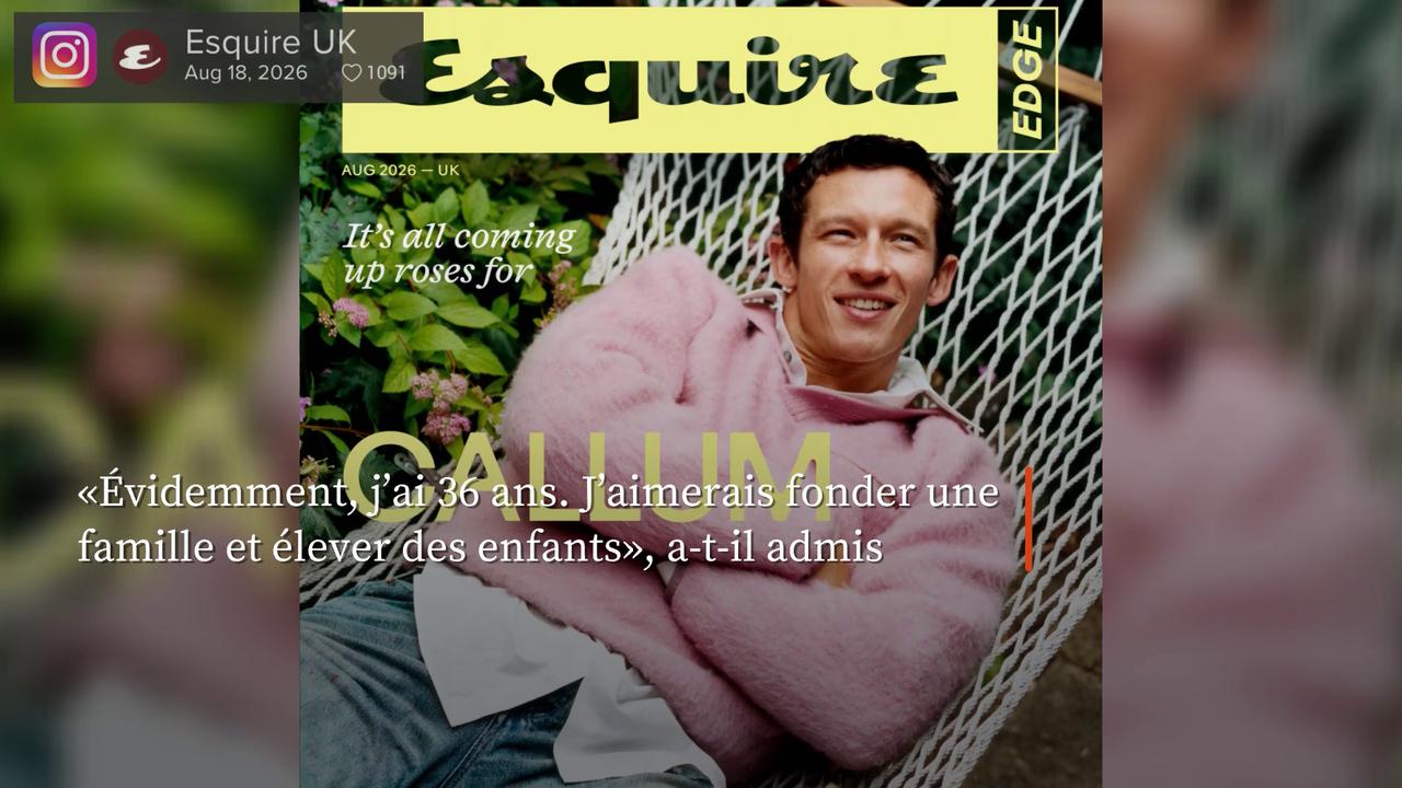 Video thumbnail for Callum Turner a pour priorité de fonder une famille avec Dua Lipa.