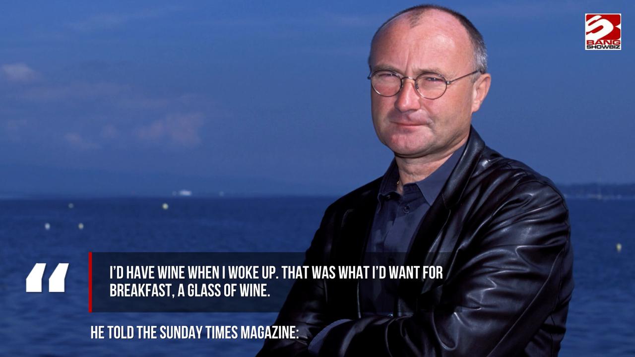 Video thumbnail for Phil Collins drank wine for breakfast at the height of his alcoholism